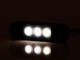 Światło pozycyjne białe (przydymiane) 12/24V obrysowa przednia (3 x LED) W275.1 BLACK - zdjęcie 11