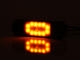 Światło pozycyjne pomarańczowe (przydymiane) 12/24V obrysowa boczna (12 x LED) W275.2 BLACK - zdjęcie 12