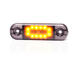Światło pozycyjne pomarańczowe (przydymiane) 12/24V obrysowa boczna (12 x LED) W275.2 BLACK - zdjęcie 3