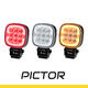 Lampa robocza SKYLED Pictor 45F, 12-48V, 45W, 4200 Lm (światło rozproszone), światło pozycyjne białe/pomarańczowe/czerwone - zdjęcie 2