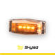 Double Burner SKYLED 24V (pomarańczowe światło/przezroczysty klosz) 8 LED - zdjęcie 2