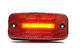 Lampa obrysowa LED z odblaskiem czerwone światło 12/24V W157 - zdjęcie 2