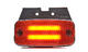 Lampa obrysowa LED z odblaskiem czerwone światło 12/24V W158 - zdjęcie 4
