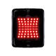 Lampa tylna prostokątna DARK KNIGHT IZE LED - światło pozycyjne/stop - zdjęcie 3