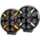 Reflektor dalekosiążny FULL LED Ledson Pollux9+ GEN3 ze światłem stroboskopowym + pomarańczowa/biała pozycja (driving beam) - zdjęcie 2