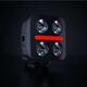 Lampa robocza NUUK D-LINE QB 39W STRANDS, 39W, 10-32V, 2920 Lm, światło rozproszone, światło pozycyjne pomarańczowe/czerwone - zdjęcie 3