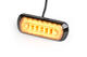Lampa ostrzegawcza SKYLED z pomarańczowym światłem pozycyjnym 132x51 mm (stroboskop pomarańczowe światło 6 LED) R10 R148 R65 SAE - zdjęcie 6
