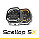 Reflektor dalekosiężny SKYLED SCALLOP 5X FI132  (70W, z białym i pomarańczowym dynamicznym światłem pozycyjnym) R10/R148/R149 - zdjęcie 2
