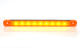 Światło pozycyjne pomarańczowe (238 mm) 12/24V obrysowa boczna (9 x LED) W97.4 - zdjęcie 4