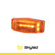 Double Burner SKYLED 24V (pomarańczowe światło/pomarańczowy klosz) 8 LED - zdjęcie 2