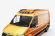Rama dachowa MAN TGE, VOLKSWAGEN CRAFTER 17 - LH o 60mm, | H2 roof - czarna ze światłami obrysowymi - zdjęcie 2