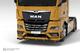 Orurowanie pod zderzak (czarne RAL 9005) do MAN TGX 2025- część środkowa + narożniki z LED - zdjęcie 2