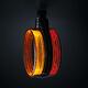 Lampa obrysowa LED ucho pod lusterko STRANDS FOR9T pomarańczowe/białe/czerwone światło LED przydymiany klosz - zdjęcie 4