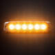 Lampa ostrzegawcza Strands (stroboskop pomarańczowe światło LED) 6 LED 24V - zdjęcie 5