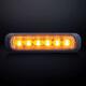 Lampa ostrzegawcza przydymiany klosz(stroboskop, pomarańczowe światło 6 LED) DARK KNIGHT DIRECTIONAL WARNING LIGHT STRANDS - zdjęcie 2