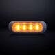 Lampa ostrzegawcza przydymiany klosz (stroboskop, pomarańczowe światło 4 LED) DARK KNIGHT DIRECTIONAL WARNING LIGHT STRANDS - zdjęcie 2
