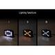 Reflektor dalekosiężny LED X-SPIDER 54W (biała/pomarańczowa pozycja +strobo - zdjęcie 9