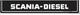 Osłona przeciwbłotna/fartuch (2400x380) - biały napis SCANIA DIESEL,nr kat. 46500980 - zdjęcie 2
