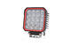 Lampa robocza ze światłem ostrzegawczym (R65) SKYLED RED LINE kwadratowa 36W,10-32V, 3420 Lm, IP67 (światło rozproszone) ADR - zdjęcie 6