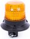 Światło ostrzegawcze Delta LED (kogut) na trzpień, 12/24V sztywny trzon, pomarańczowy klosz - zdjęcie 2