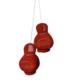 Pluszowa zawieszka Poppy 8 cm czerwona - zdjęcie 3