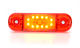 Światło pozycyjne czerwone 12/24V obrysowa tylna (12 x LED) W97.3 - zdjęcie 3