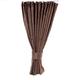 Zasłony boczne 90 cm (podwójny materiał) brąz - zdjęcie 2