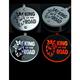 Mysie Uszy LED biało-czerwone King of the road 12-24V lollipop (para) - zdjęcie 3