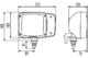 Reflektor Moduł M120 24V Halogen Lewy ( H3/H7/P21W/T4W ) - zdjęcie 3