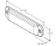 Lampa ostrzegawcza Mega Thin (stroboskop niebieskie światło LED) 12/24V,R10, R65, IP67 - zdjęcie 3