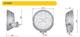 Reflektor dalekosiężny FERVOR 25 FULL LED FI220 12/24V + zaślepka - zdjęcie 5
