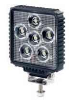 Lampa robocza LED (6 diod, kwadratowa, 1400Lm), nr kat. 1388014 - zdjęcie 1