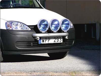 Rama przednia Q-light do Opel Combo 02-; dla 3 lamp, nr kat. 10Q900016 - zdjęcie 1