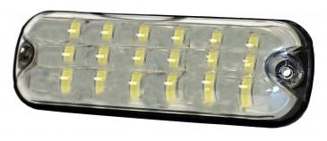 Lampa ostrzegawcza (stroboskop - pomarańczowe światło LED) 12/24V,R10, R65, IP69, ADR, nr kat. 1313003 - zdjęcie 1