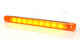 Światło pozycyjne pomarańczowe (238 mm) 12/24V obrysowa boczna (9 x LED) W97.4, nr kat. 13.717.2 - zdjęcie 2