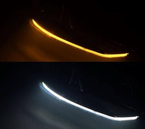 Zestaw pomarańczowych/białych modułów LED + światło stroboskopowe do świateł DRL reflektorów SCANIA R/S 2016-, nr kat. 1324084422 - zdjęcie 1