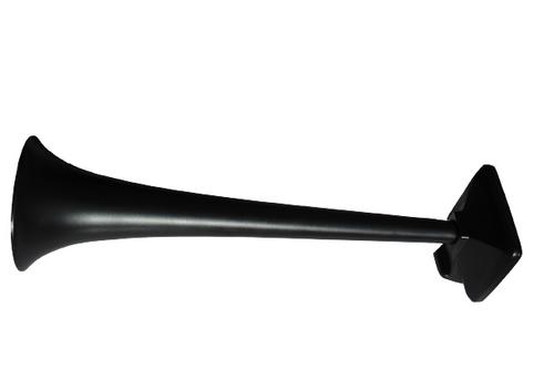 Sygnał pneumatyczny HADLEY (lakierowany na czarny mat - RAL 9005, stal nierdzewna, okrągły, 48 cm, bez pokrywy), nr kat. H00856ECL - zdjęcie 1