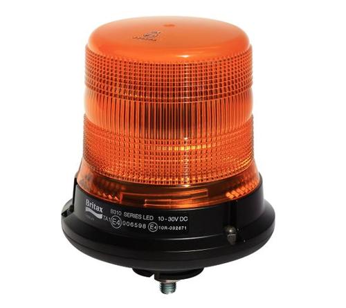 Światło ostrzegawcze LED (kogut) na śrubę centralną, 10,30V pomarańczowy klosz, nr kat. B311.00.LDV - zdjęcie 1