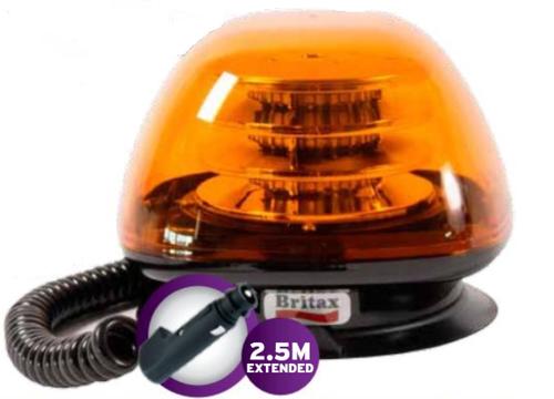 Światło ostrzegawcze LED (kogut) na magnes do 112 km/h 10-42V pomarańczowy klosz, nr kat. B164.70.LDV - zdjęcie 1
