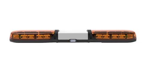 Belka ostrzegawcza 1000mm 24 LED 12/24V R65 pomarańczowe światło (pomarańczowe klosze + biała sekcja centralna), nr kat. 1313-00028-E22 - zdjęcie 1