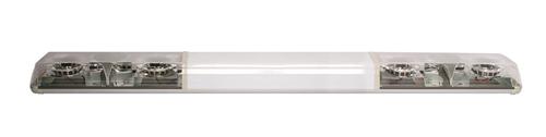 Belka ostrzegawcza HALO LED 1829 mm 24V R65 pomarańczowe światło (przezroczyste klosze + biała sekcja centralna), nr kat. 1360-00530-V22 - zdjęcie 1