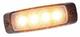 Lampa ostrzegawcza PHLL 141-001 (stroboskop - pomarańczowe światło LED) R10,R65, IP67 - 4 diody LED, nr kat. 13L96.00.LDV22 - zdjęcie 2