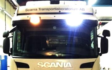 Drogowe lampy LED w osłonę przeciwsłoneczną Scania Streamline (24V, 201mm, 60W), nr kat. 13XIL-PX1210SCKIT - zdjęcie 1