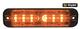 Lampa ostrzegawcza LED 12/24V pomarańczowa Mega Thin 120 mm R65- 26 wariantów świecenia, nr kat. 13SL123701 - zdjęcie 2