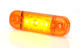 Światło pozycyjne pomarańczowe 12/24V obrysowa boczna (5 x LED) W97.2, nr kat. 13.711.2 - zdjęcie 2