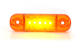Światło pozycyjne pomarańczowe 12/24V obrysowa boczna (5 x LED) W97.2, nr kat. 13.711.2 - zdjęcie 3