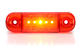 Światło pozycyjne czerwone 12/24V obrysowa tylna (5 x LED) W97.2, nr kat. 13.712.2 - zdjęcie 3