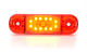 Światło pozycyjne czerwone 12/24V obrysowa tylna (12 x LED) W97.3, nr kat. 13.715.2 - zdjęcie 3