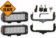 Drogowe lampy LED w osłonę przeciwsłoneczną Scania Streamline (24V, 201mm, 60W), nr kat. 13XIL-PX1210SCKIT - zdjęcie 4