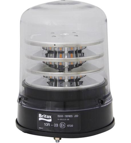 Światło ostrzegawcze LED (kogut) na 3 śrubki, 10-30V,R65  przezroczysty klosz, nr kat. 13B200.54.LDV - zdjęcie 1